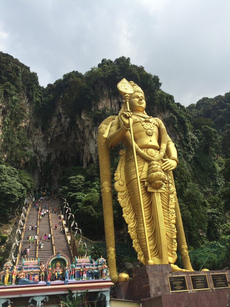 Outside Batu Caves